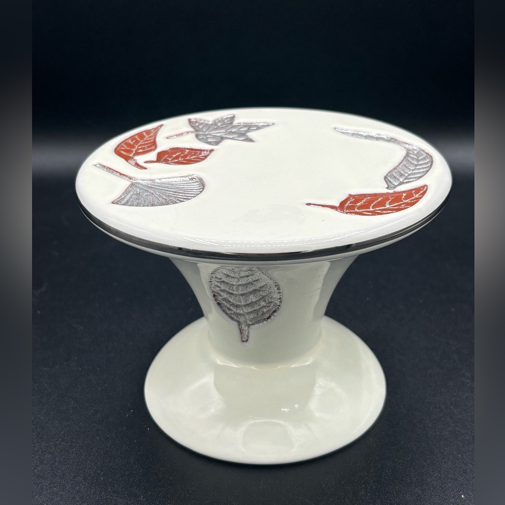 Pedestal Candle Holder 5.5” X 3.75”  The White Barn Candle Co Bath & Body Leaves